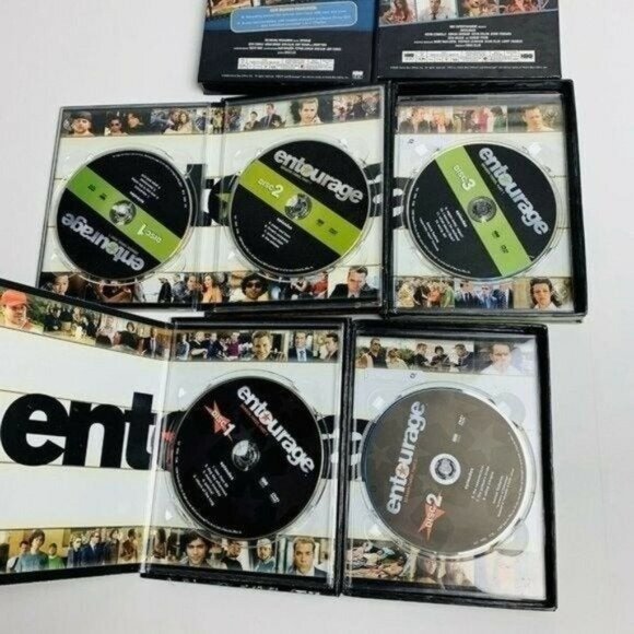 Entourage DVD HBO Series Lot Seasons 1 2 3 Parts 1 And 2 Chase Wahlberg Vincent - Picture 5 of 8
